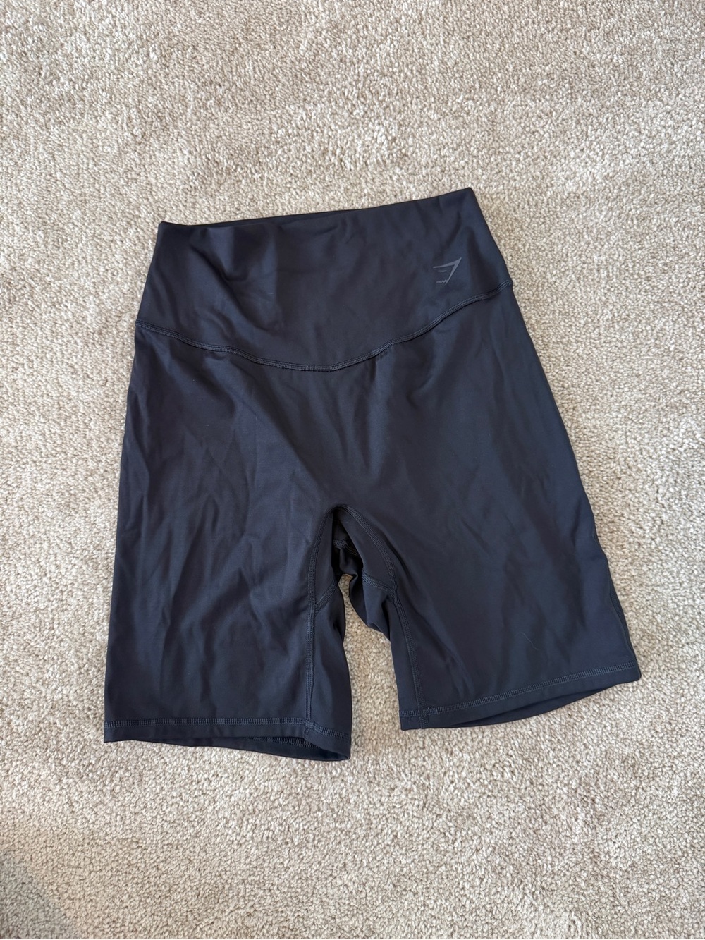Gymshark Black High-Waist Bike Shorts